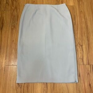 Pinko Italy Grey Career Midi Skirt